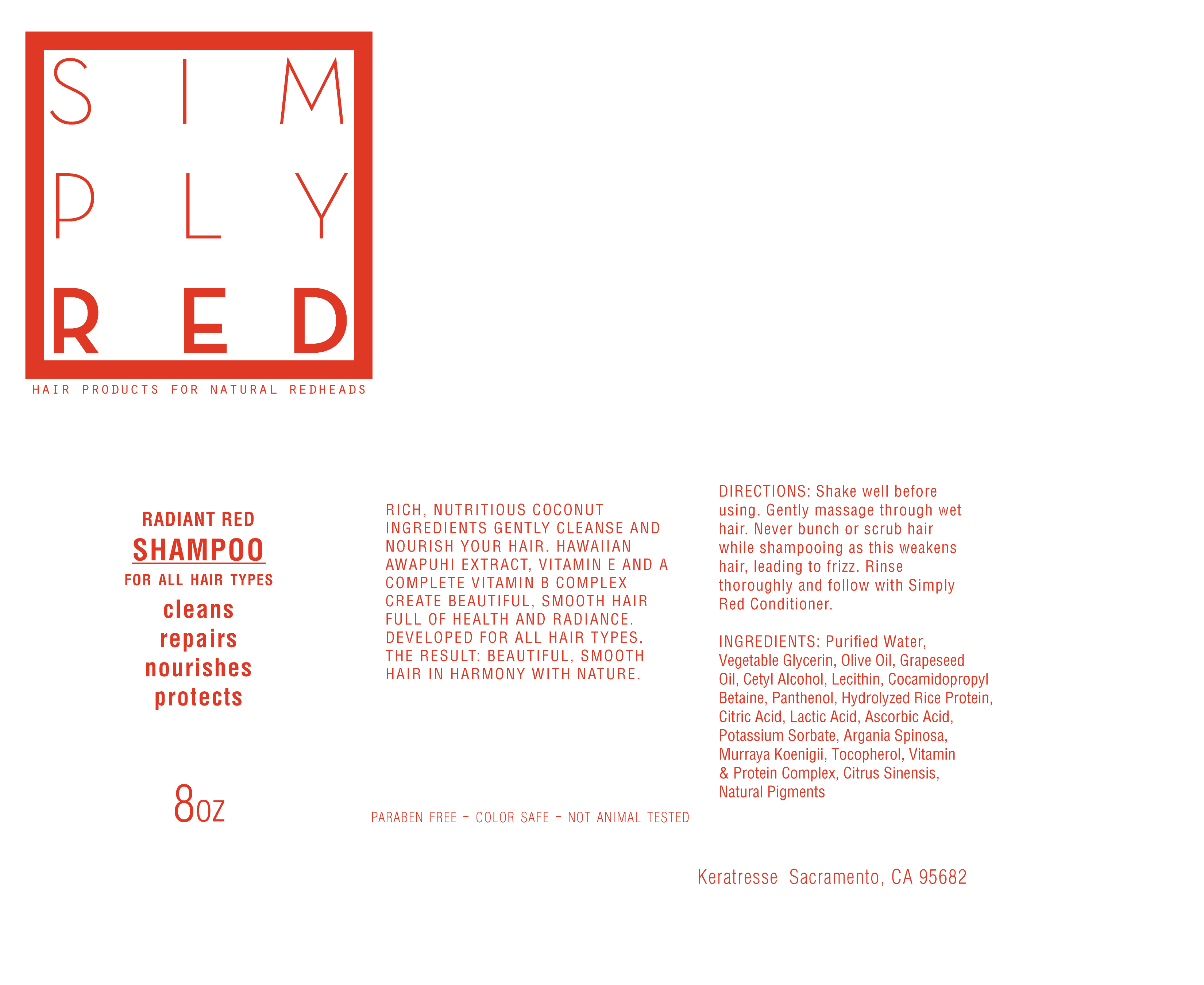 Simply Red shampoo